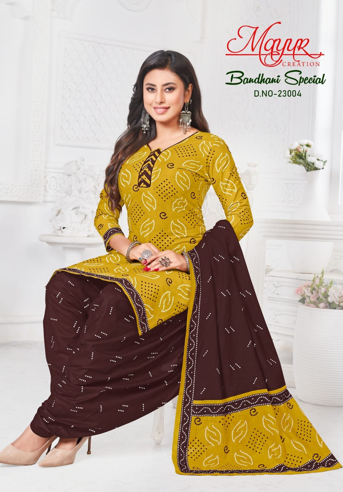 BANDHANI DRESS MATERIAL