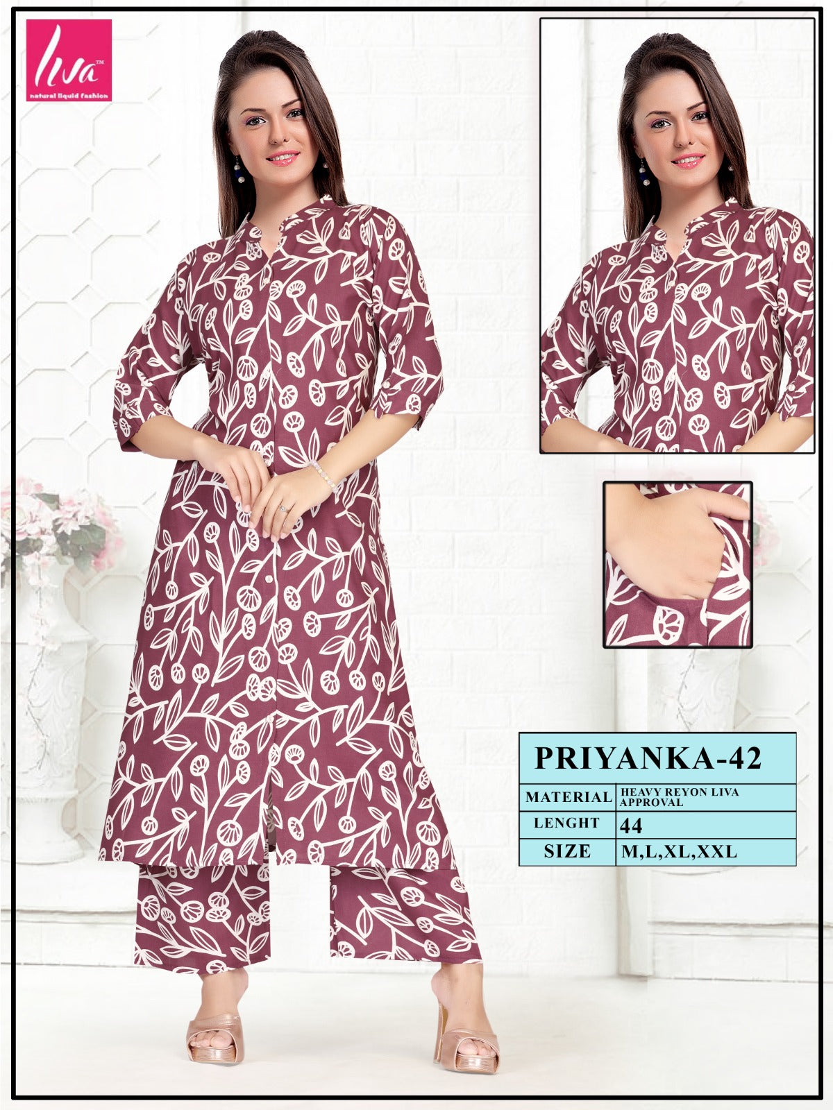 PALAZOO KURTI SET