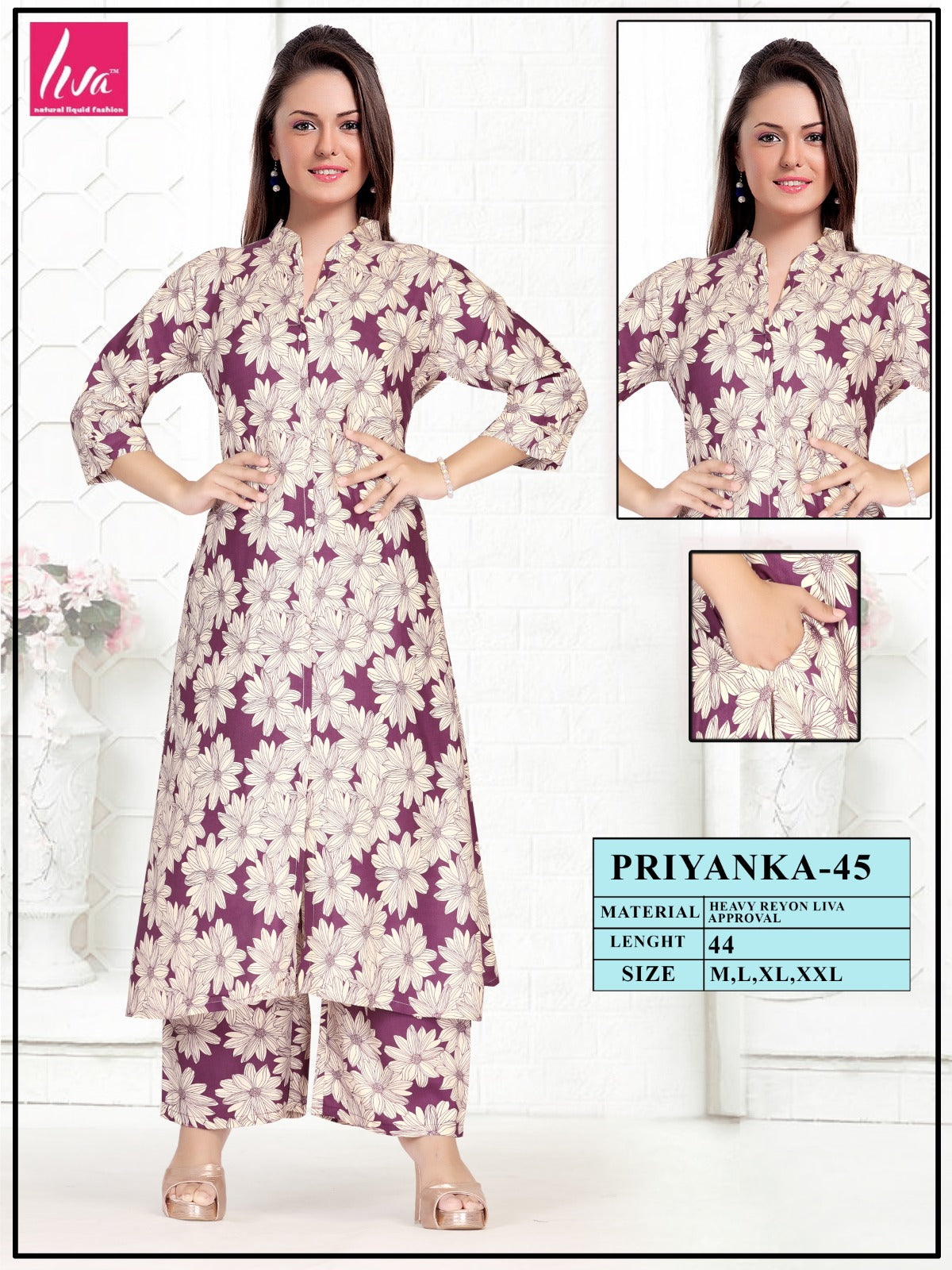 PALAZOO KURTI SET