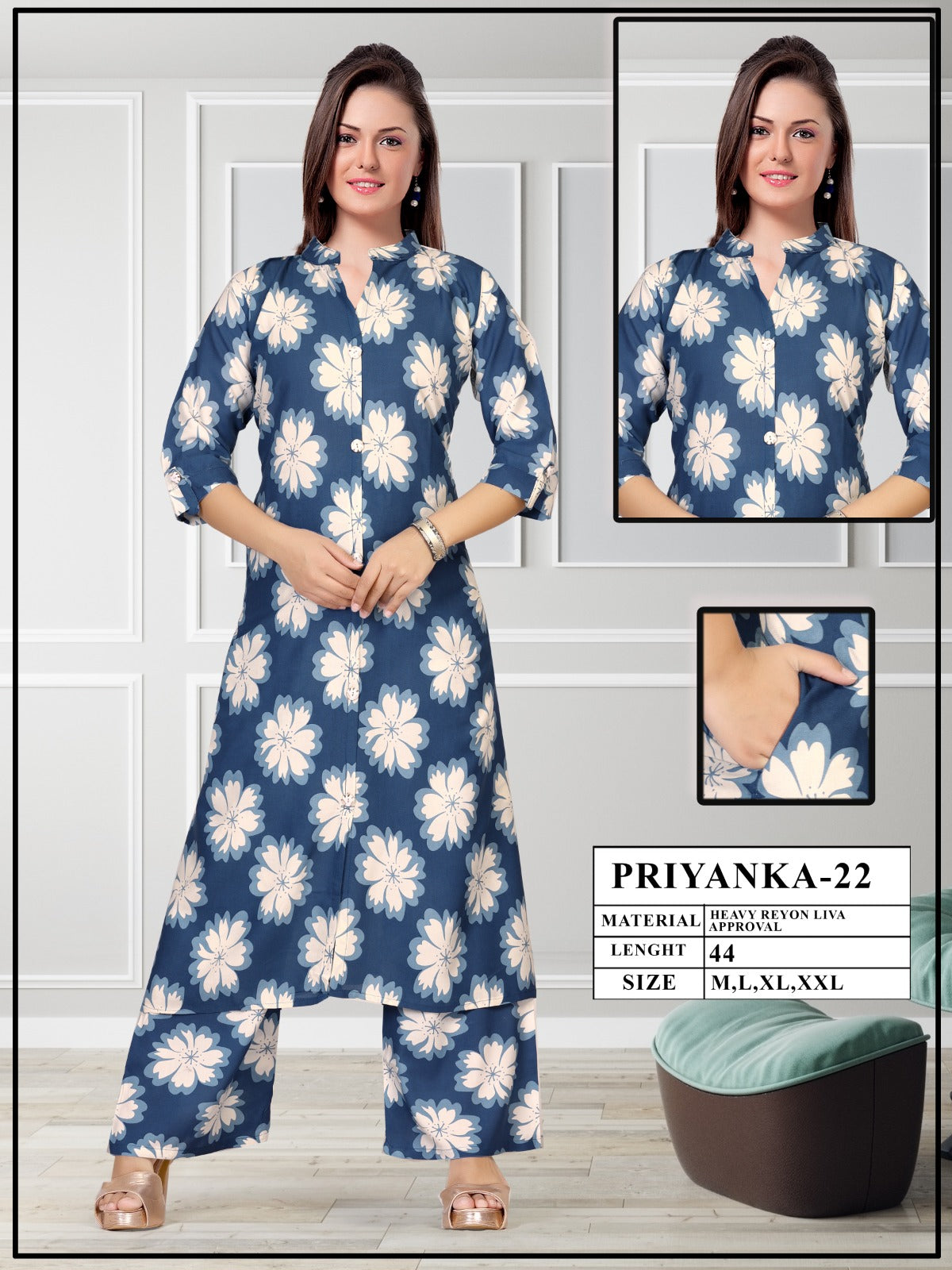 KURTI PALAZOO SET