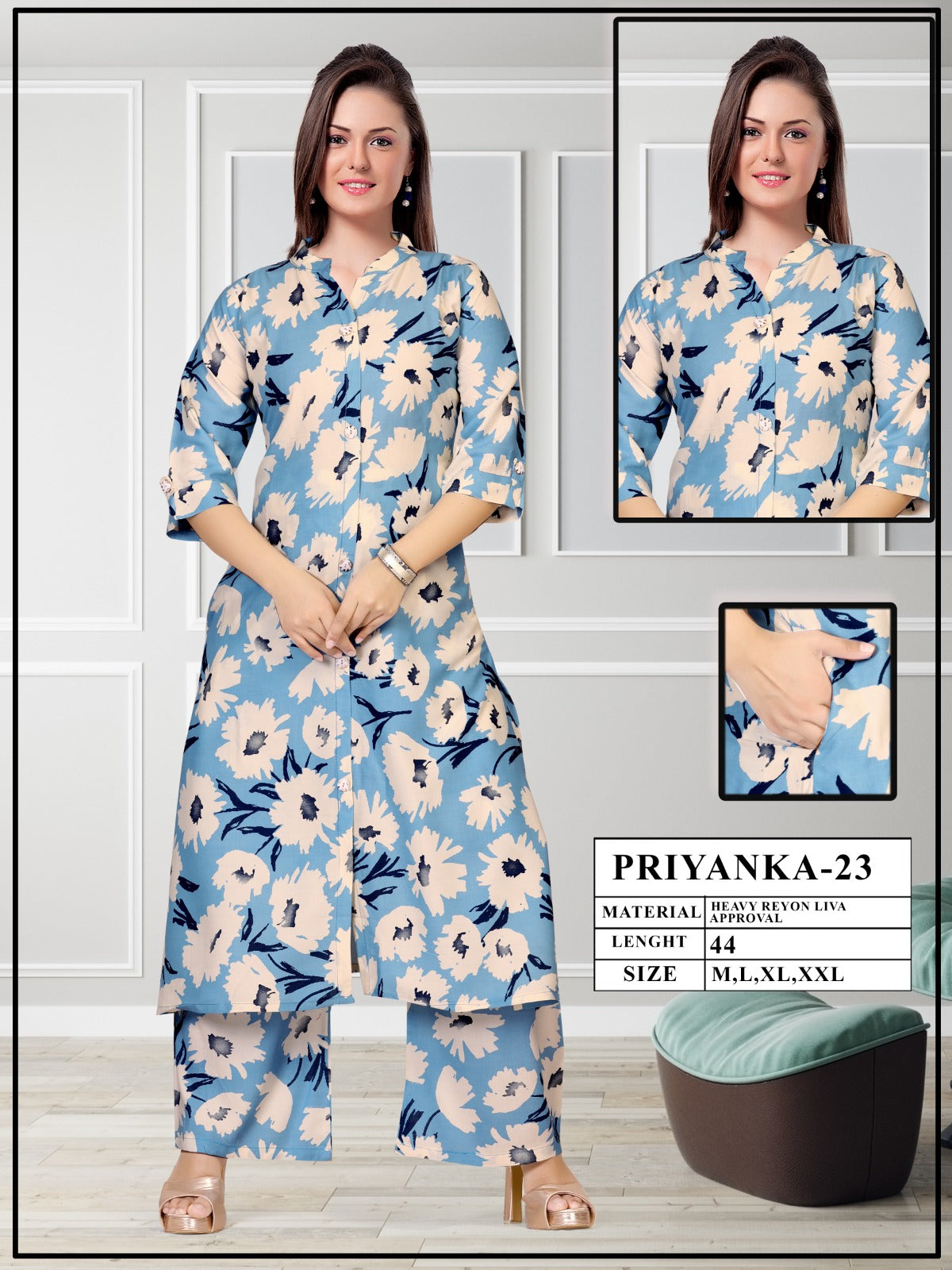 KURTI PALAZOO SET